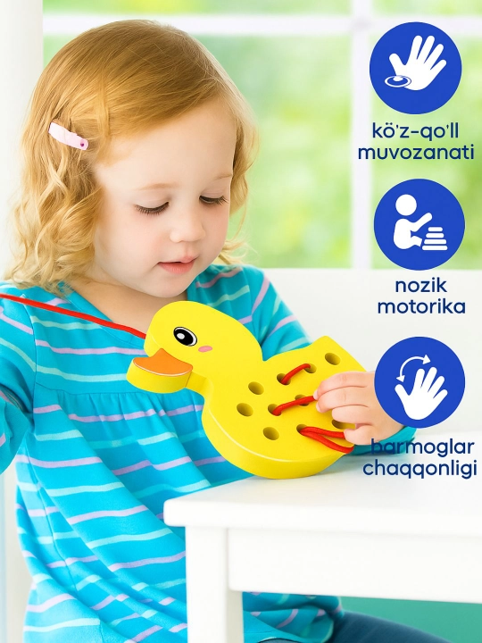 Развивающие игрушки, Развивающая игрушка системы Монтессори, деревянный сортер