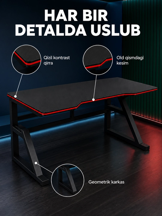 Kompyuter stoli, ishlash va dars qilish uchun