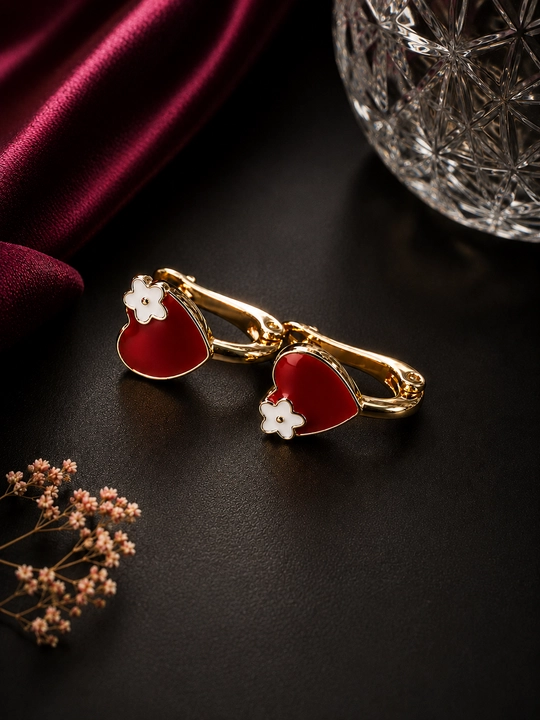 Серьги для девочек, 3 дизайна: кошечка и сердечки, красивые