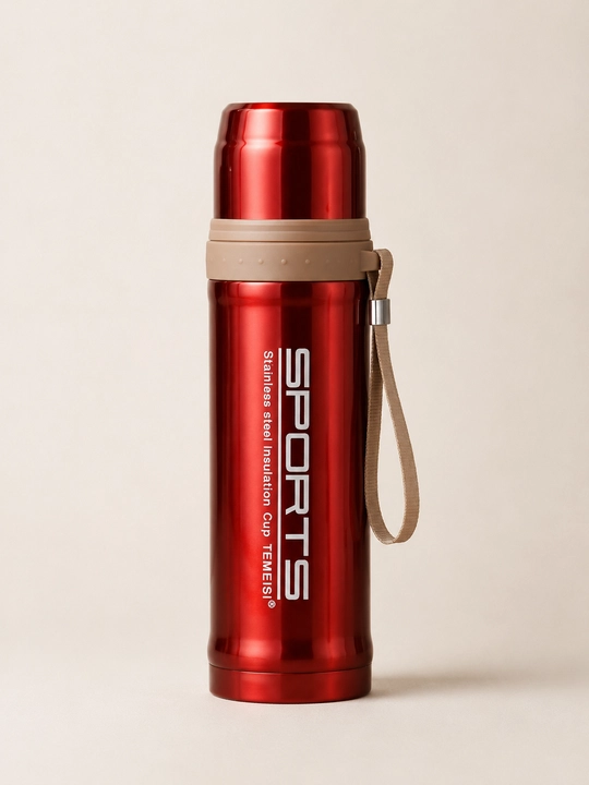 Issiq va sovuq ichimliklar uchun zanglamaydigan po‘latdan yasalgan SPORTS 750 ml termos - 
