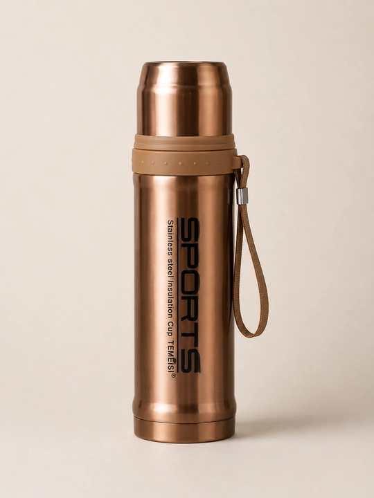 Issiq va sovuq ichimliklar uchun zanglamaydigan po‘latdan yasalgan SPORTS 750 ml termos - 