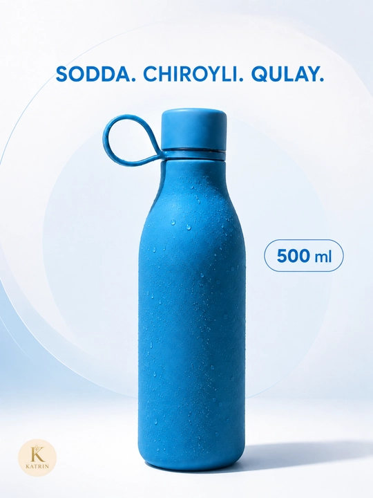 Termos, suv idish, zanglamaydigan po'latdan yasalgan termos, 500 ml, choy, qahva uchun
