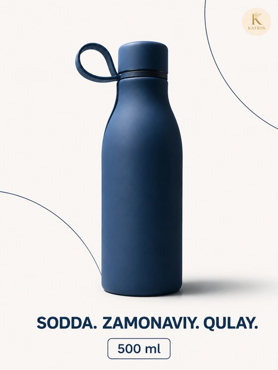 Termos, suv idish, zanglamaydigan po'latdan yasalgan termos, 500 ml, choy, qahva uchun