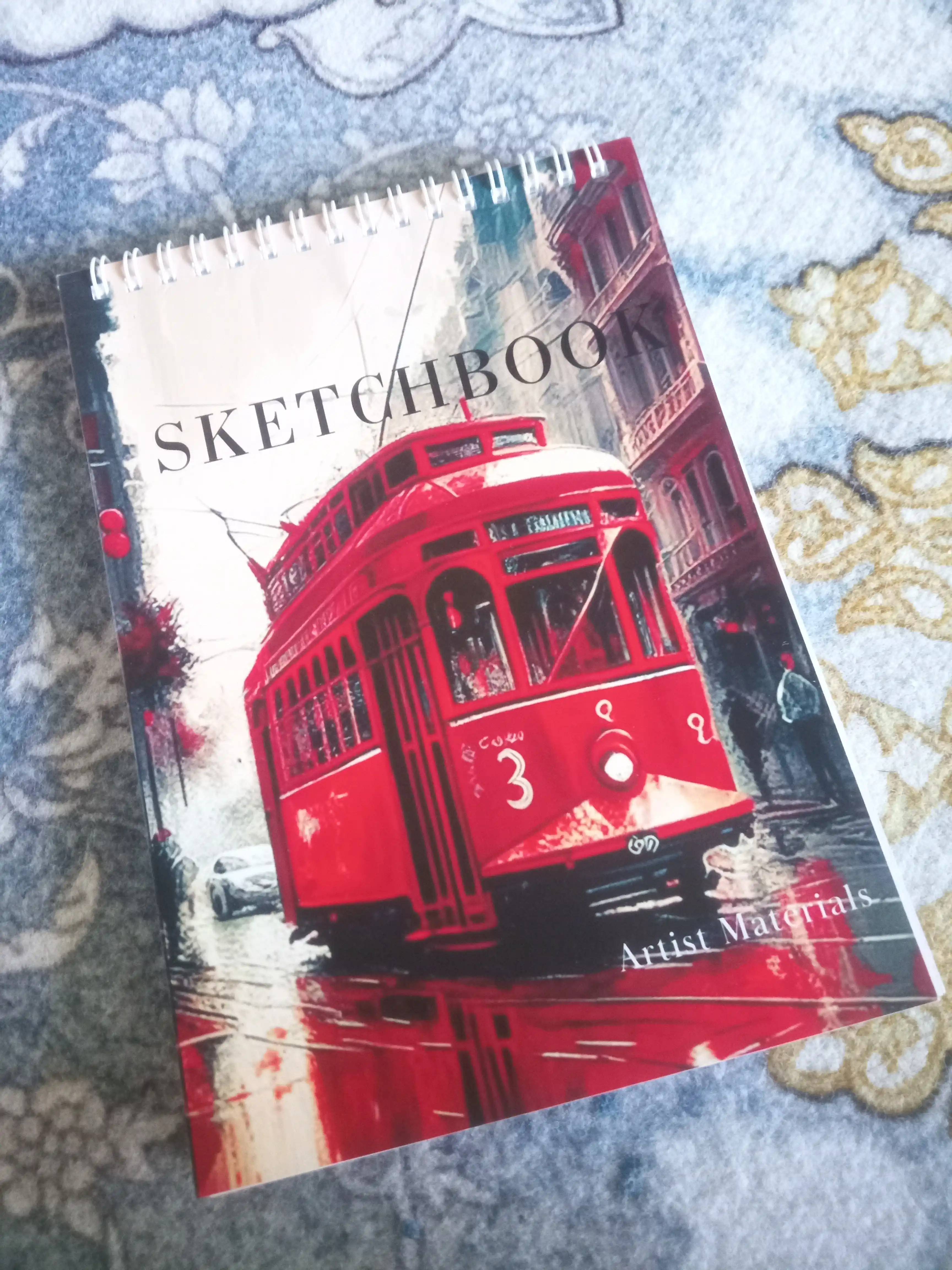 Скетчбук А5, для скетчинга, маркеров, акварели, 30 листов