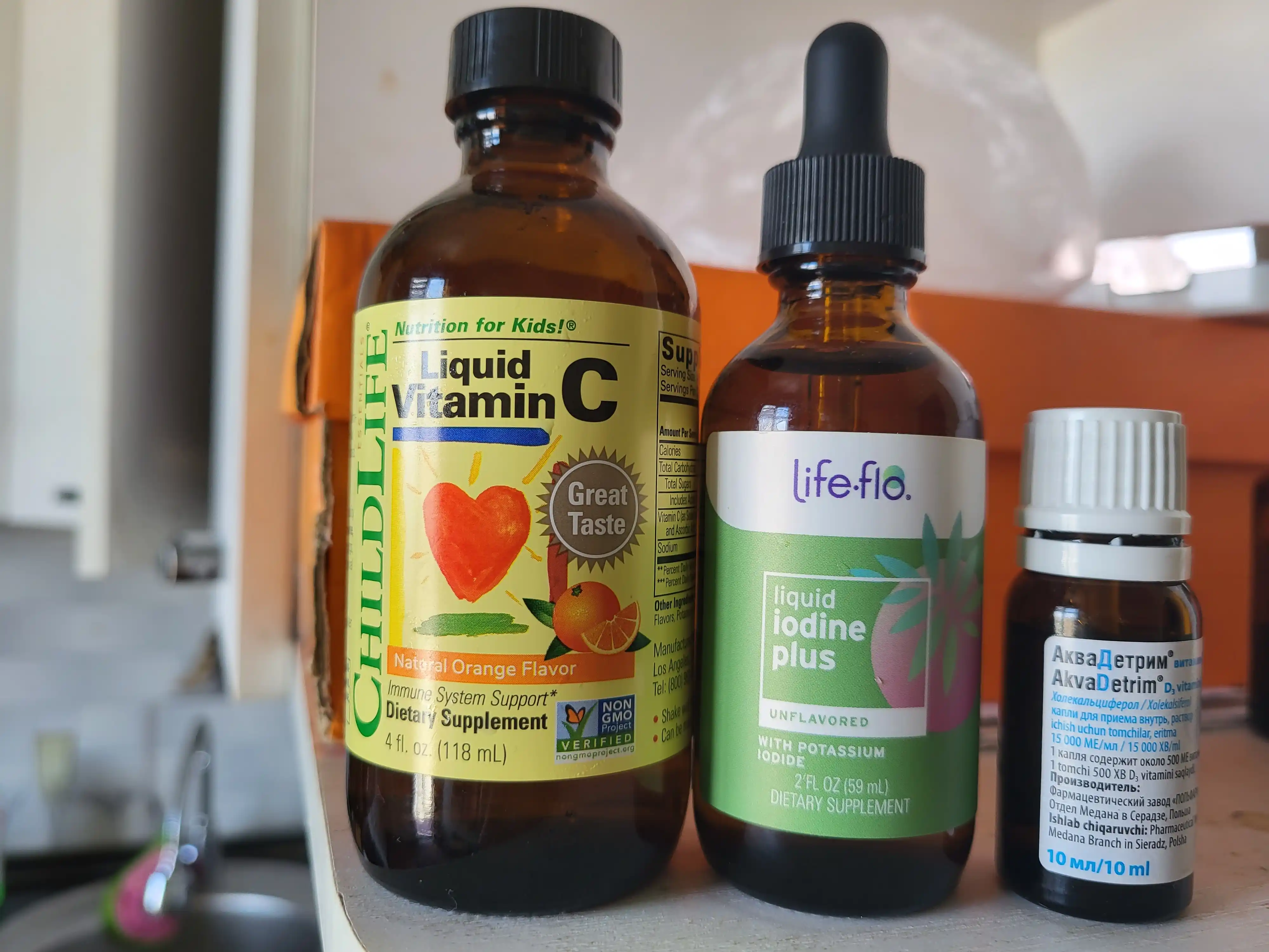 Life-flo Liquid Iodine Plus йод в каплях, поддержка щитовидной железы, 59 мл