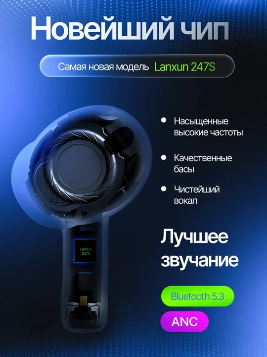 IPhone va Android uchun Pods Pro 3 ANC simsiz quloqchinlari, Bluetooth