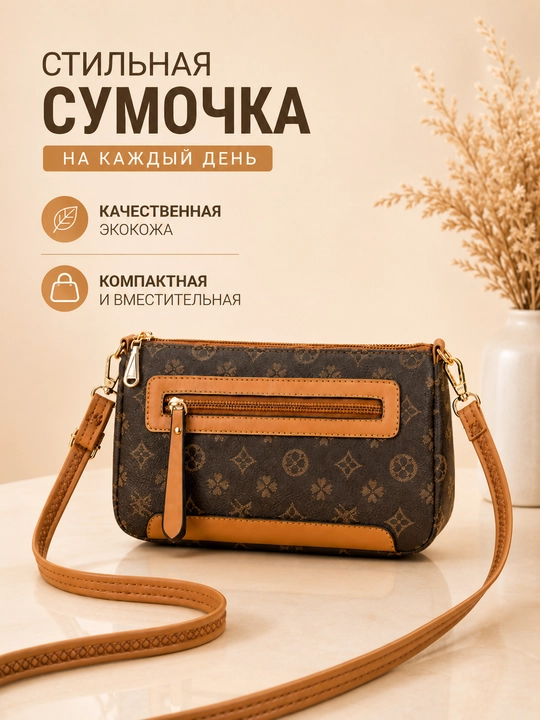 Ayollar uchun kichik yelka sumkasi, kundalik crossbody sumka, uzun tasmali - 