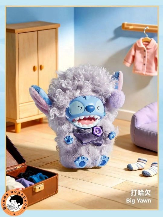 Stitch Stich MINISO Disney kolleksion figurkasi, yumshoq o‘yinchoq Blind Box