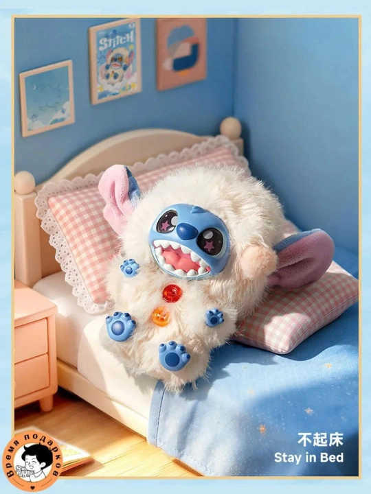 Stitch Stich MINISO Disney kolleksion figurkasi, yumshoq o‘yinchoq Blind Box