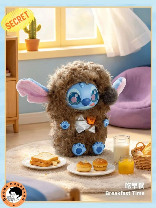 Stitch Stich MINISO Disney kolleksion figurkasi, yumshoq o‘yinchoq Blind Box