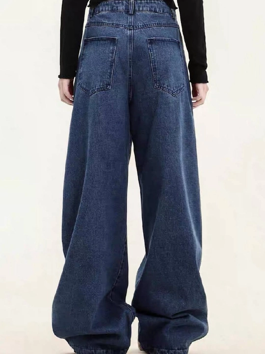 Oversize Baggy ayollar shimi - Ayollar uchun keng jinsilar Y2K