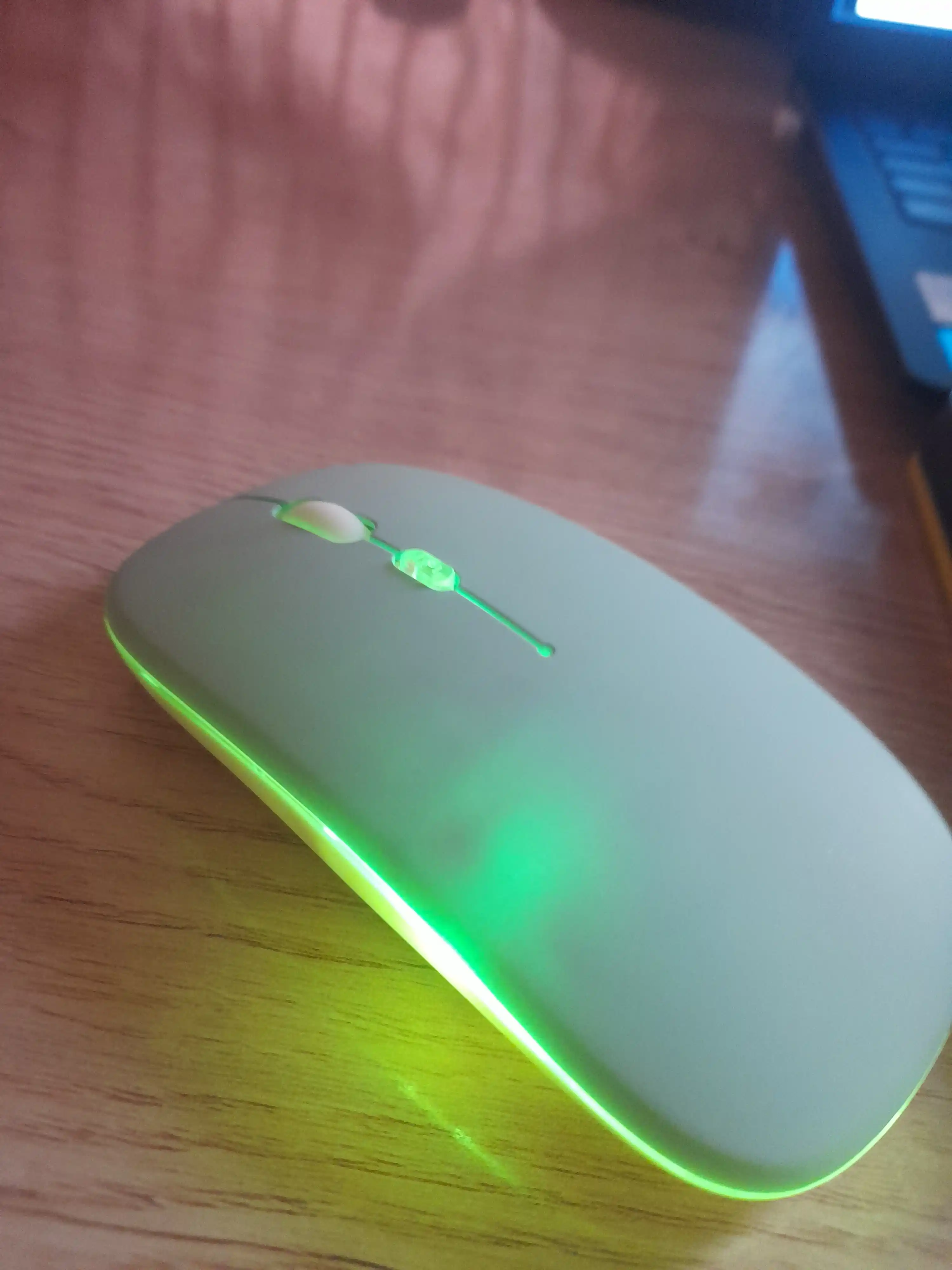 Imsiz sichqoncha Bluetooth +2.4G RGB jim ishlaydigan Type-C noutbuk kompyuter Mac uchun