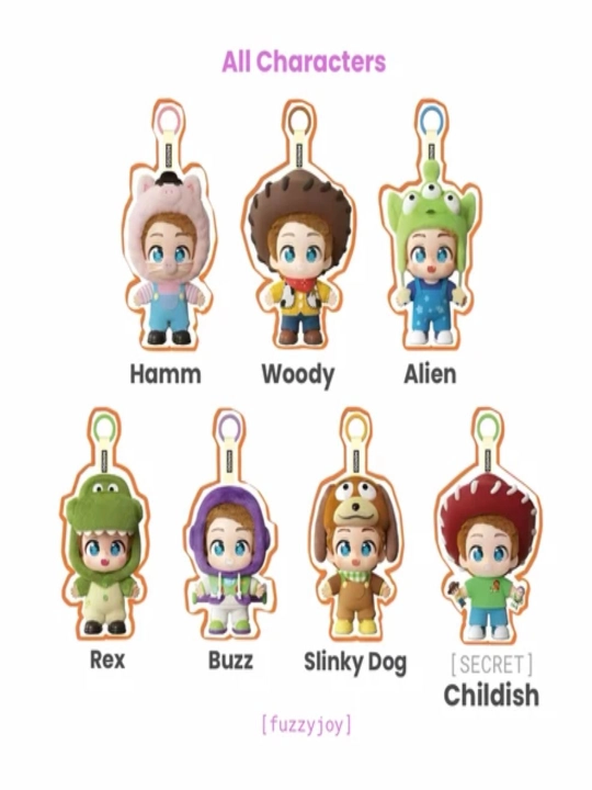 Toy Story MINISO Disney Pixar Childhood Bonds kolleksion figurka-brelok Blind Box