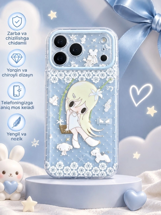 IPhone, 17 Pro, 17 Pro Max uchun g‘ilof - 