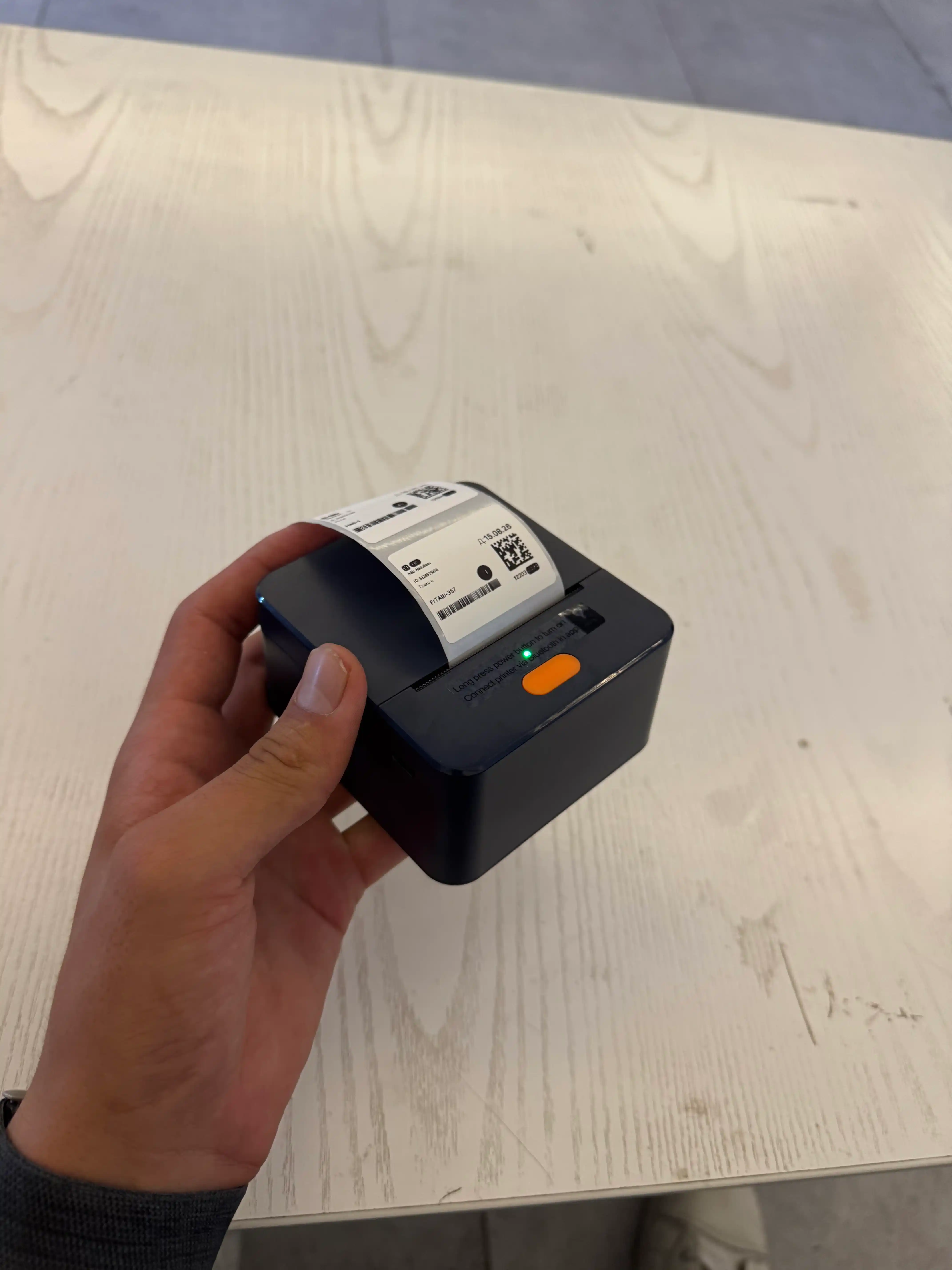 Bluetooth termal yorliq printeri iTech T1