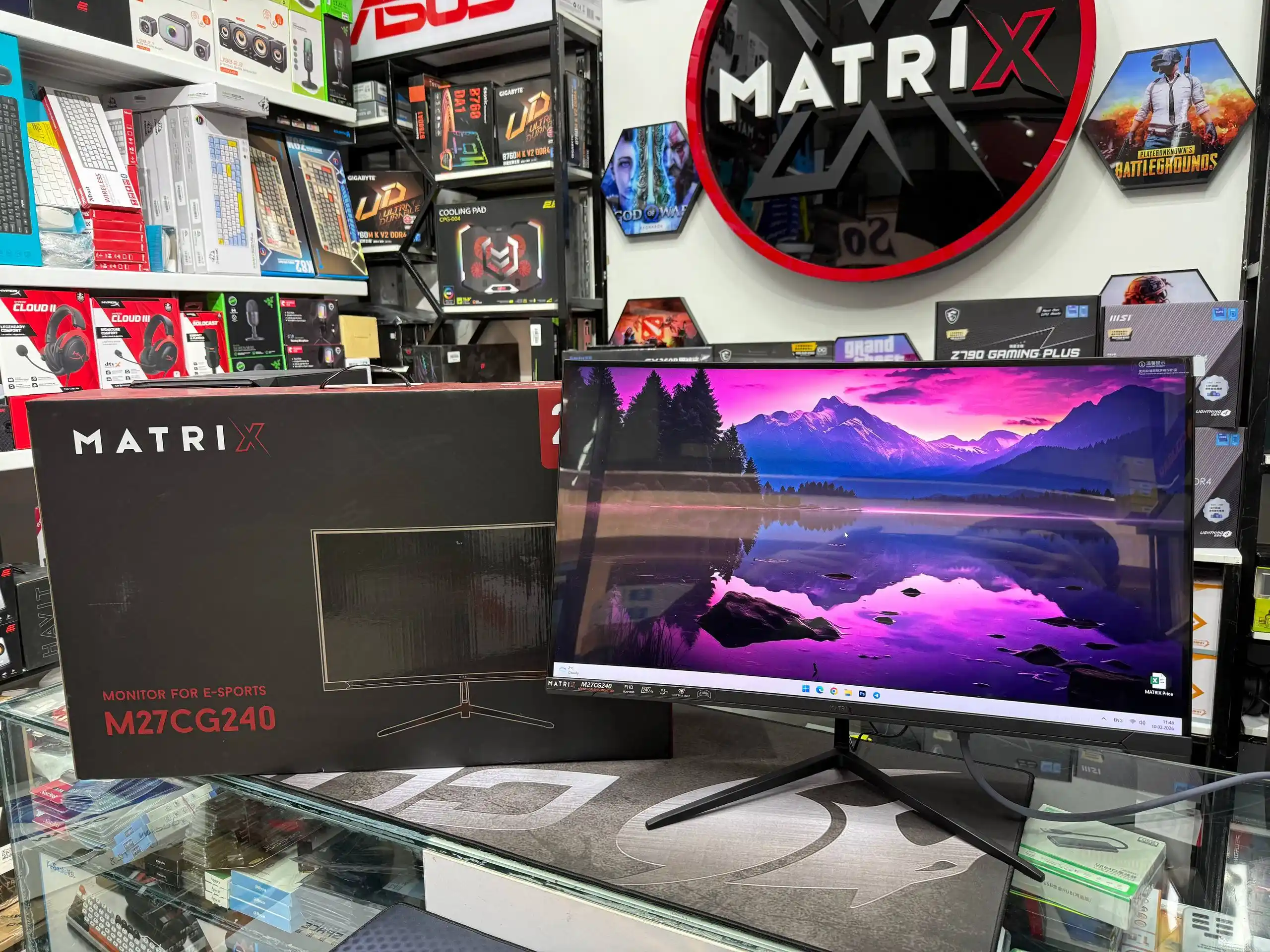 Компьютер, готовый комплект для игр и офиса RX580 8GB, 16GB RAM, ПК с корпусом и монитором
