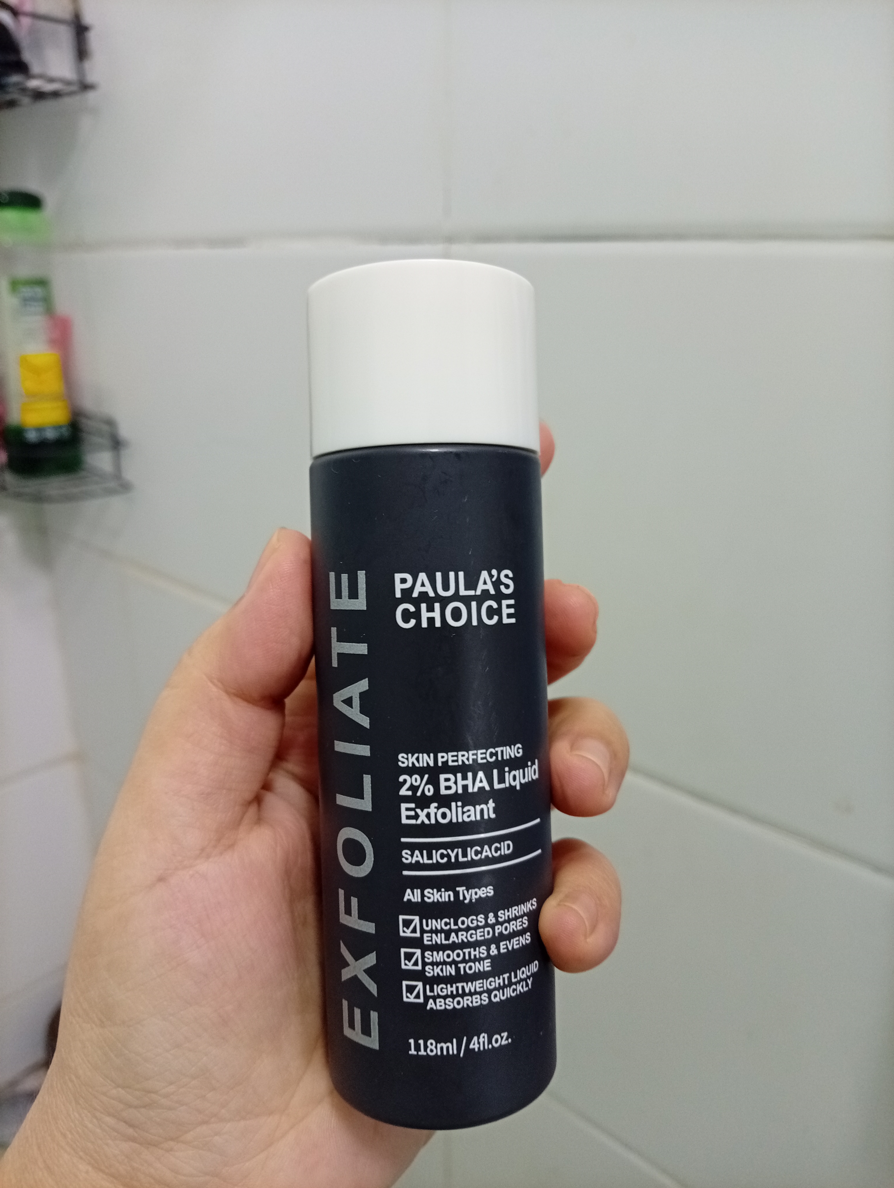 Отшелушивающий тоник для кожи лица с салициловой кислотой, BHA, Paula's Choice, 118 мл