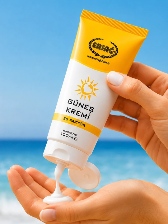 Крем для защиты от солнца Ersag SPF 50+++, натуральный уход