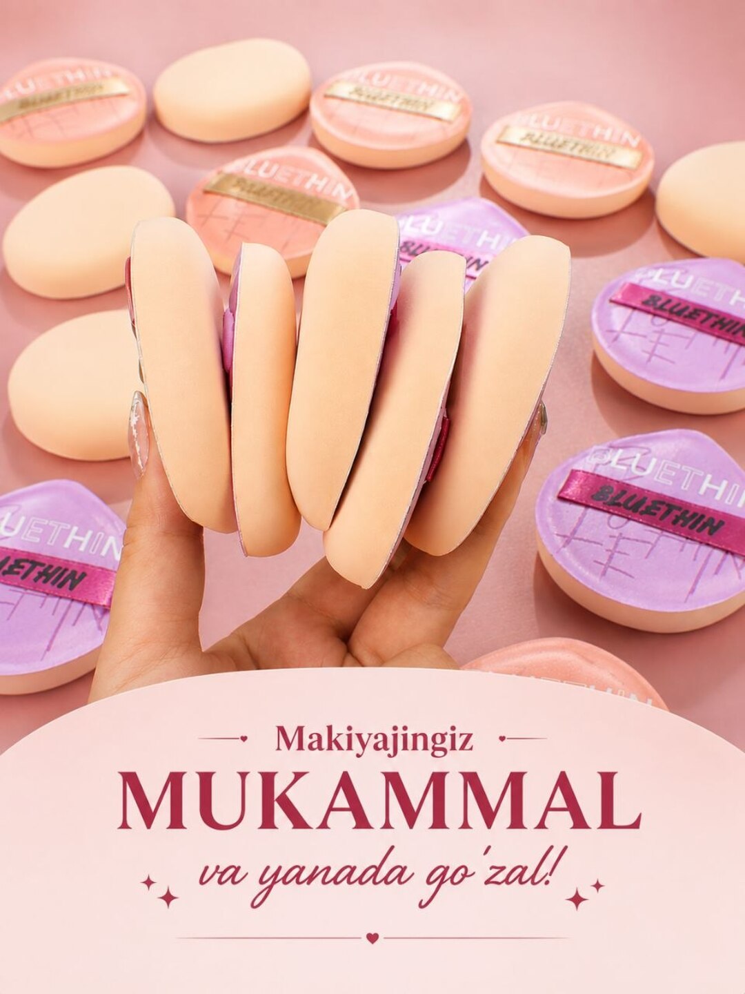 Спонж для макияжа, мягкая косметическая губка для тонального крема и пудры