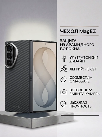 Чехол Pitaka для Samsung Galaxy Z Flip 8, Z Fold 8, Z Fold 8Ultra,  чехол из арамида
