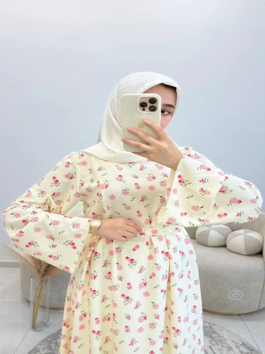 Платье женское, длинное, Selena, из мягкого материала, свободный крой, размеры 42-50