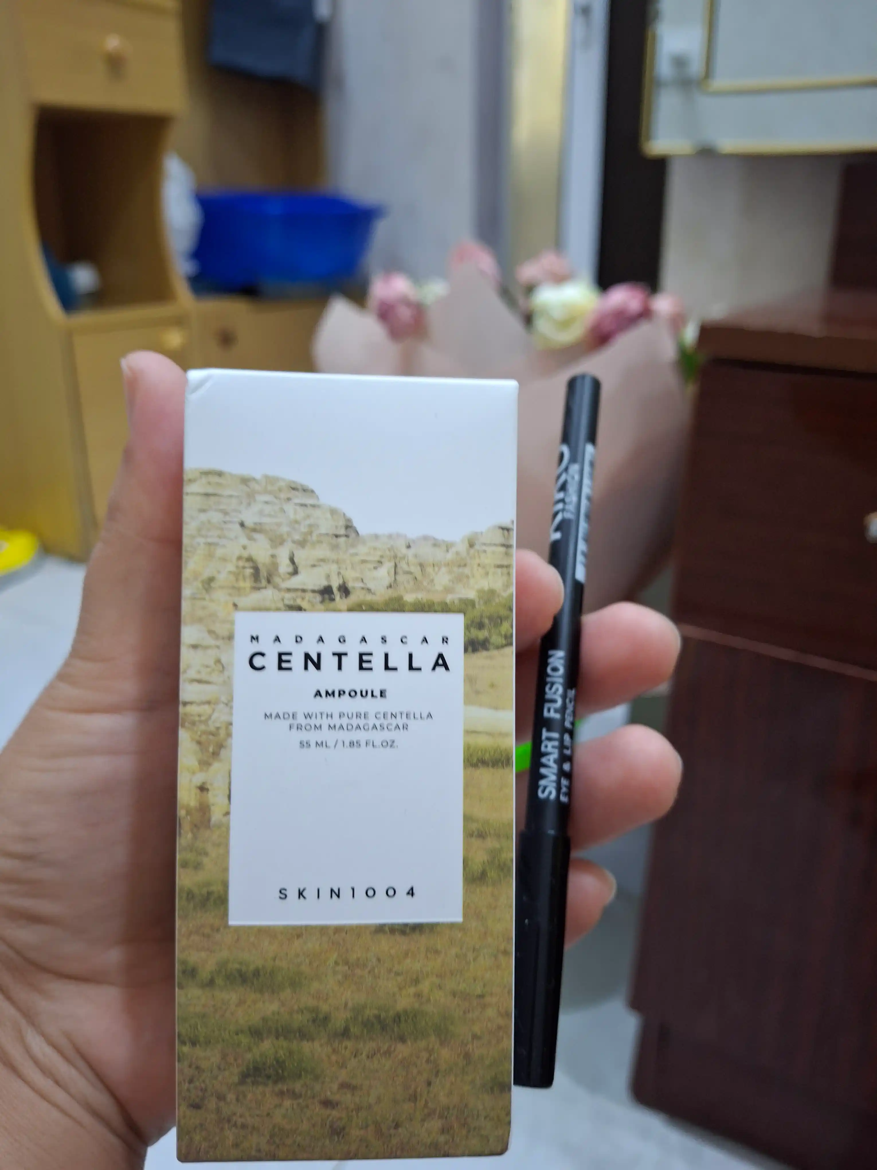 Madagaskar sentellali tinchlantiruvchi ampulali zardob Centella Ampoule Skin1004, 55 ml