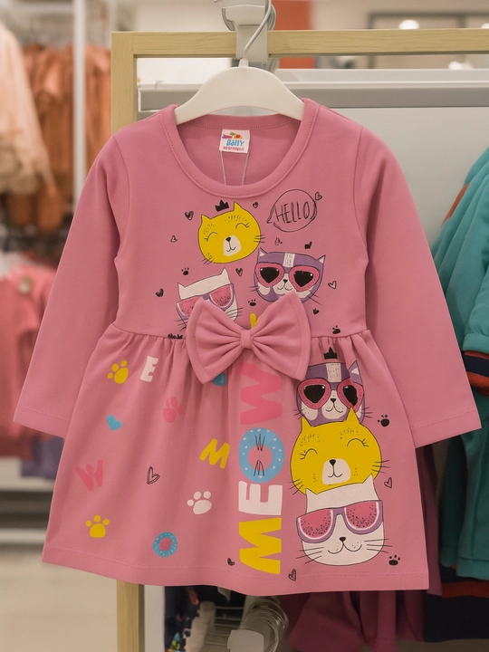 Платье для девочек 2–5 лет Gold Baby из турецкого трикотажа