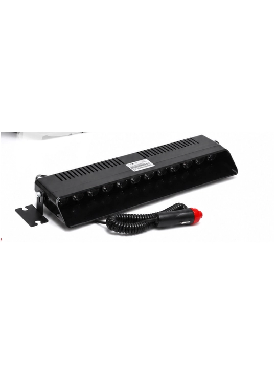 12 LED Avtomobil Miltillovchi Chiroq, Qizil va Ko‘k Signal Mayoqchasi 12V