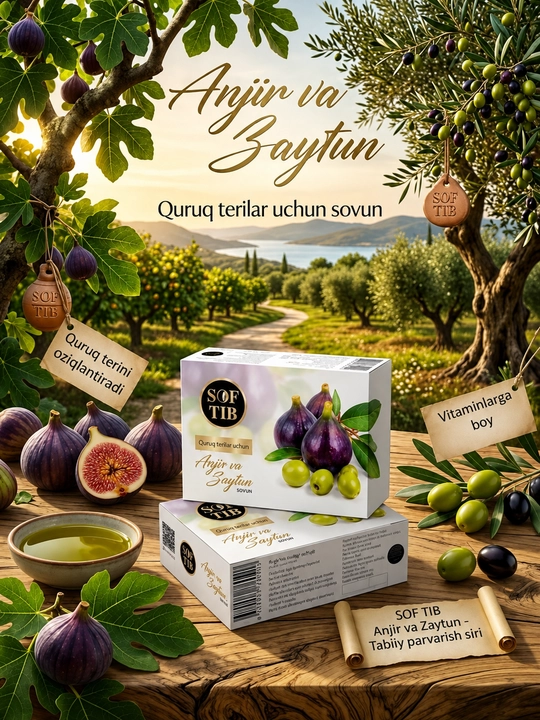Softib Anjirli va zaytunli sovun - 