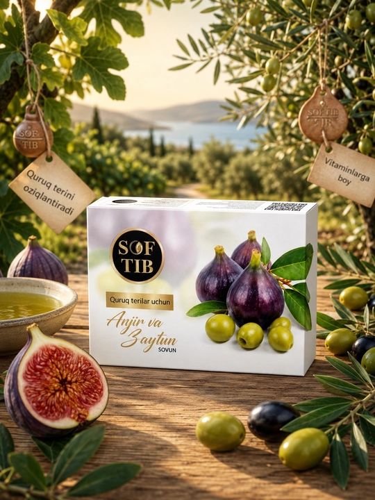 Softib Anjirli va zaytunli sovun