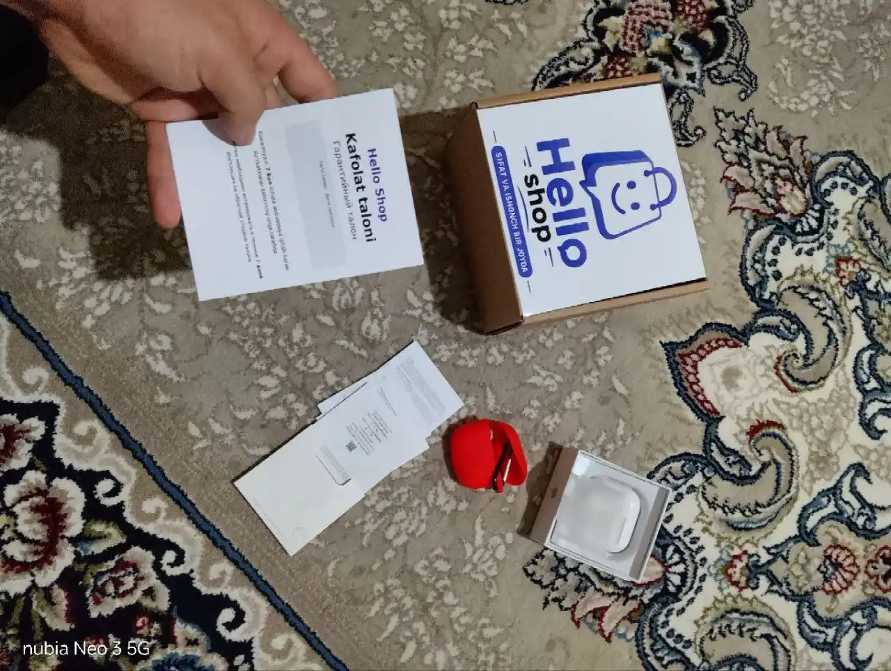 Simsiz quloqchinlar Pods 3,IPhone va Android uchun,Bluetooth quloqchinlari,Hello shop