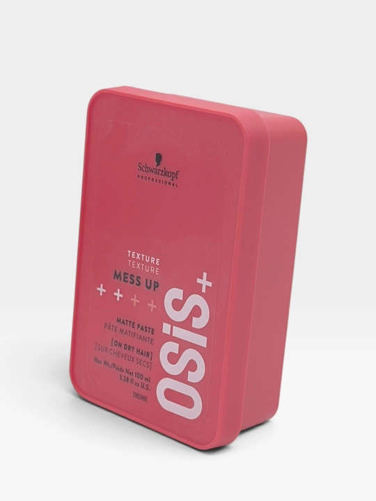 Матирующая паста воск для укладки волос OSiS+ Mess Up, 100 мл - 