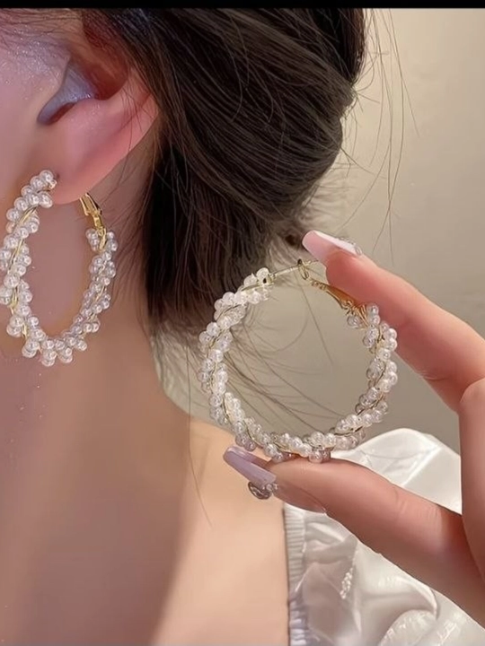 Жемчужные серьги - 