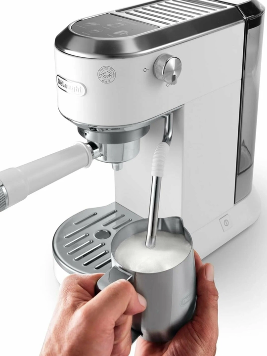 Рожковая кофеварка De’Longhi EC890WH Dedica Duo