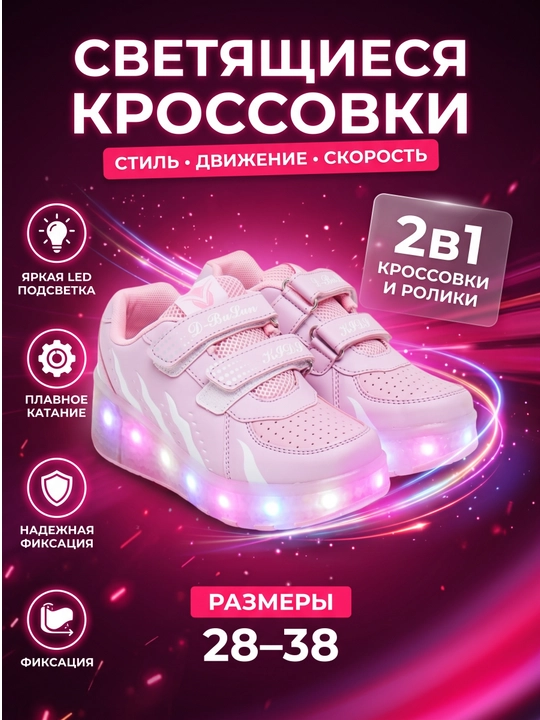 Детские роликовые кроссовки - 