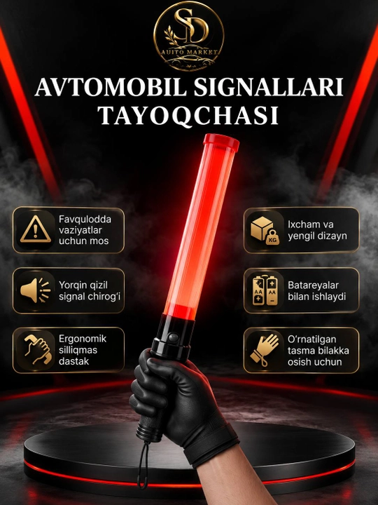 LED signal tayoqchasi SF-900, yo‘l harakati uchun ogohlantiruvchi chiroq