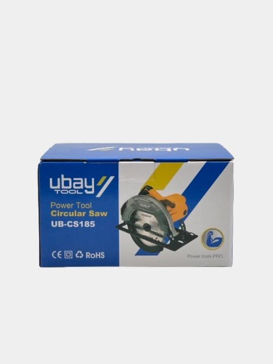 Ubay UB-CS185 diskli arra 1200 Vt, 185 mm disk, 5400 ayl/min