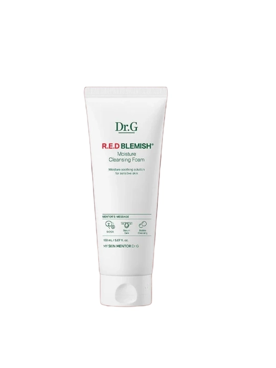 Dr.G R.E.D Blemish Moisture Cleansing Foam yuz yuvish uchun namlantiruvchi ko'pik, 150 ml