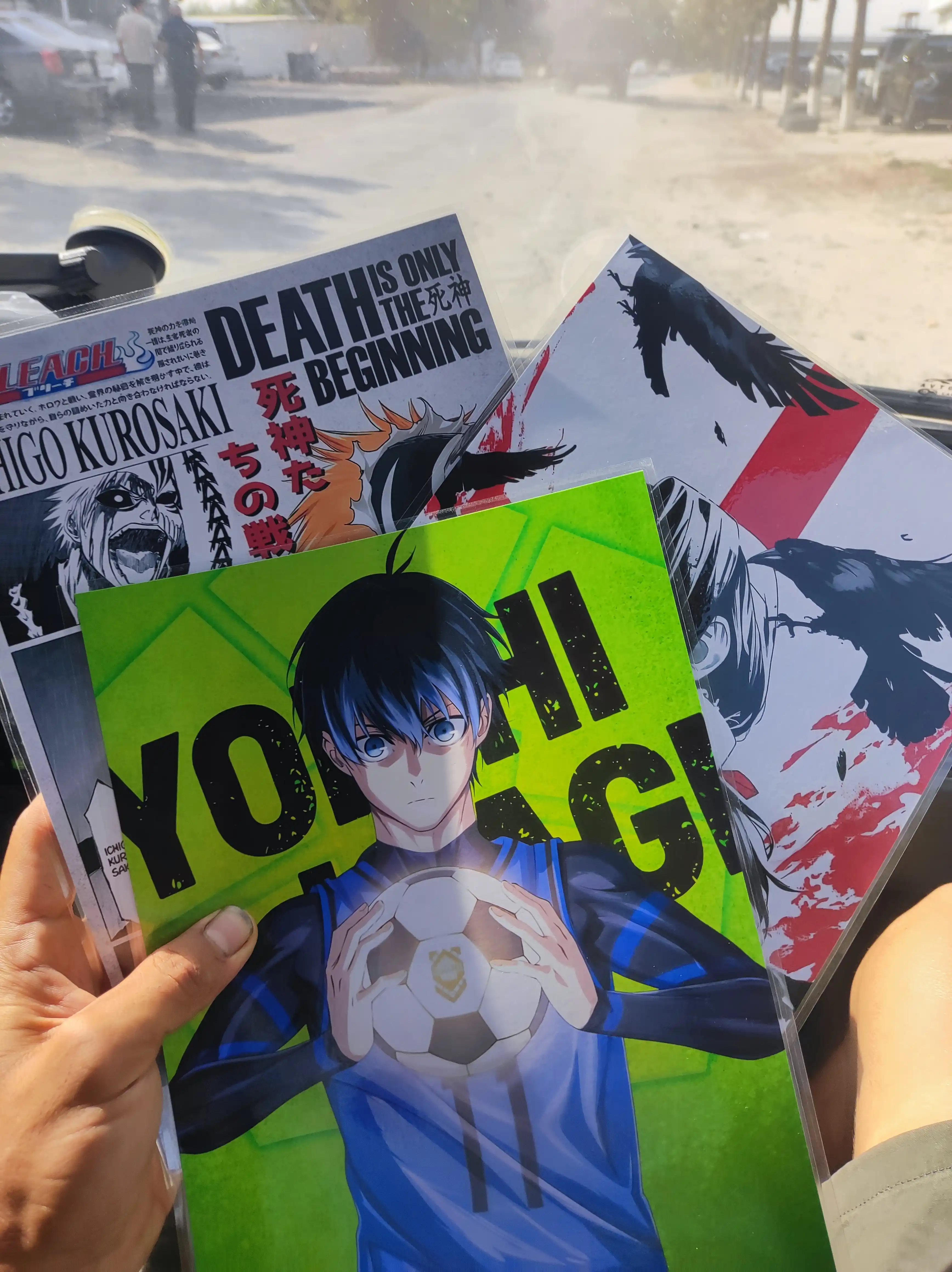 Anime A4 formatidagi laminatsiyalangan posterlar,  Blue Lock, Genshin Impact va boshqalar