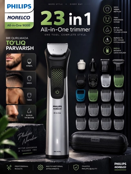 Trimmer Philips MG9575/49 Multigroom - 