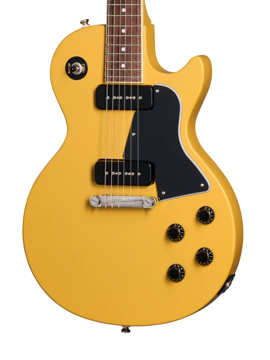 Epiphone Les Paul Special elektro gitara, P-90 PRO tovush olgichlar, TV Yellow rangida