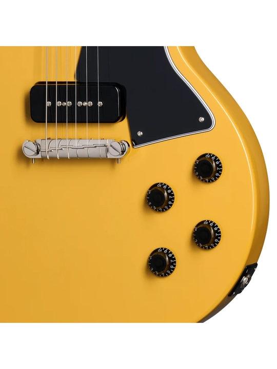Epiphone Les Paul Special elektro gitara, P-90 PRO tovush olgichlar, TV Yellow rangida
