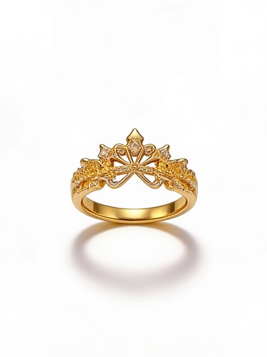 Ayollar tiara uzugi, kumush tiara, toj, 1 dona, o‘lchami sozlanadigan