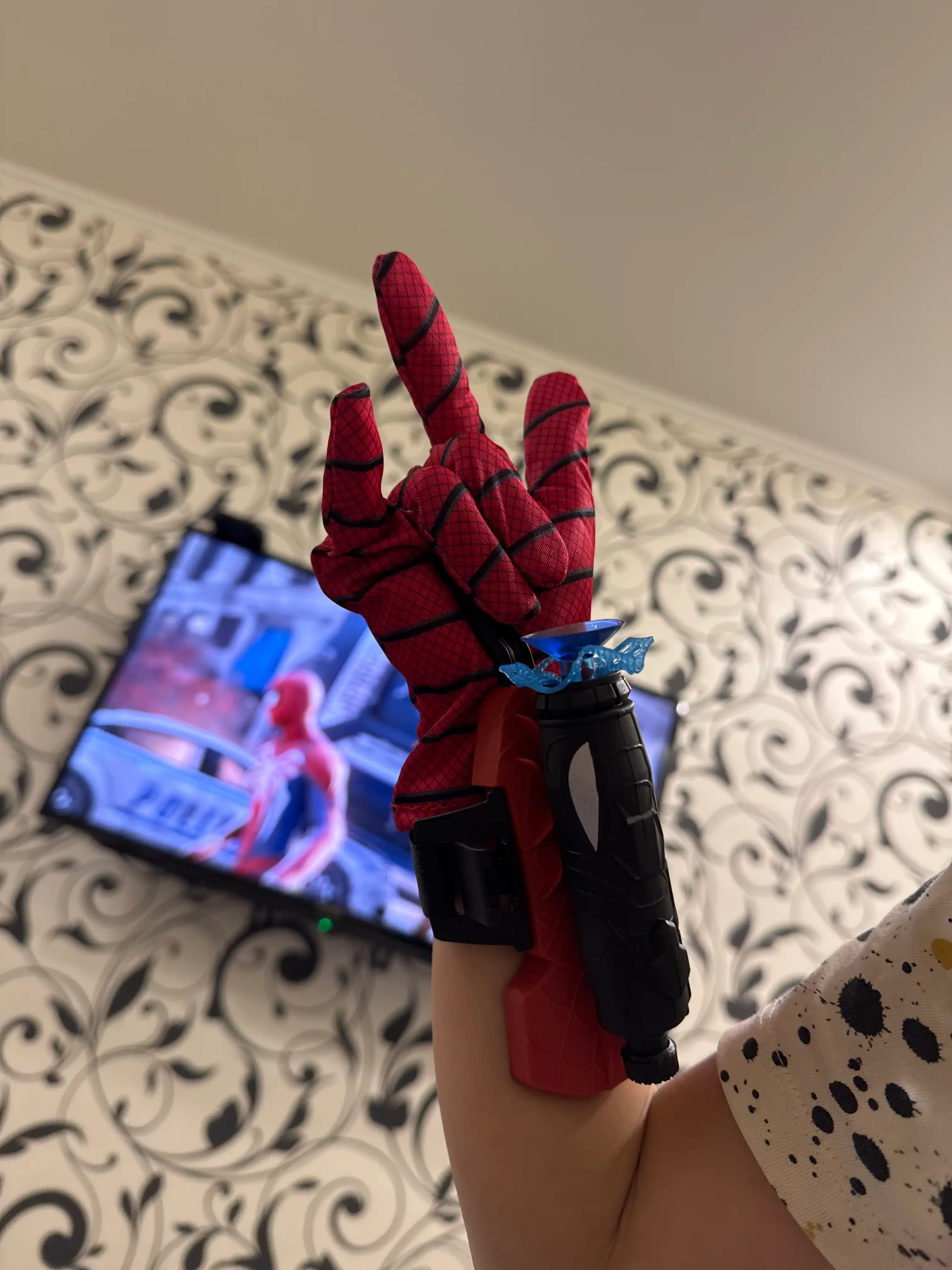 Бластер Человека-Паука: стреляющая перчатка, 3 стрелы, Spider Man игрушка для детей