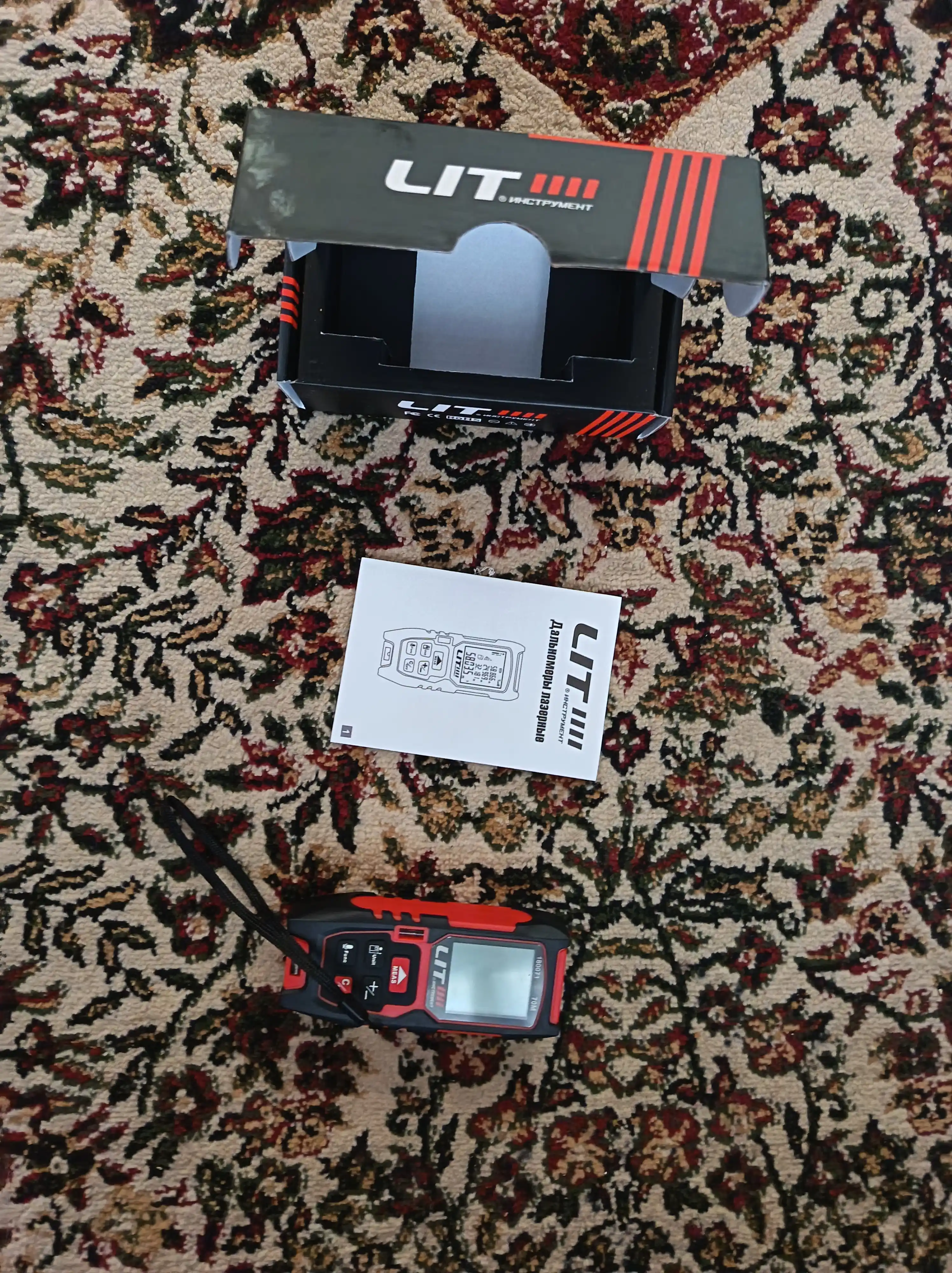 Lazerli masofa o‘lchagich, elektron lazer ruletka 50 / 70 / 100 / 120 m