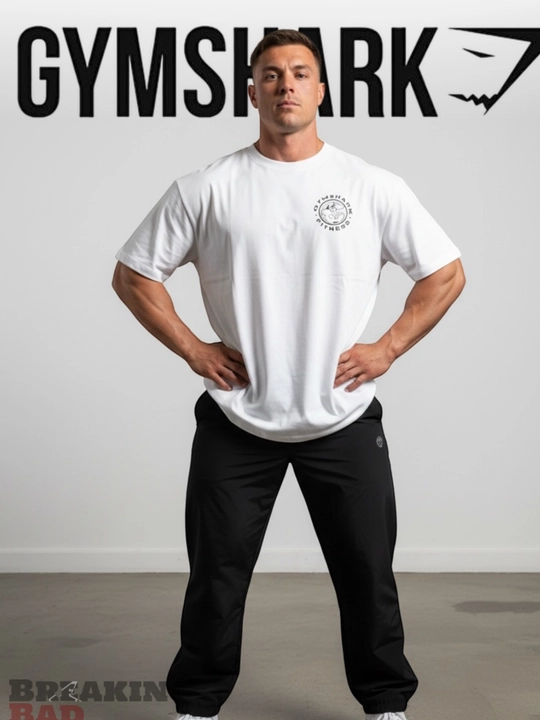 Мужская футболка Gymshark Fitness с принтом