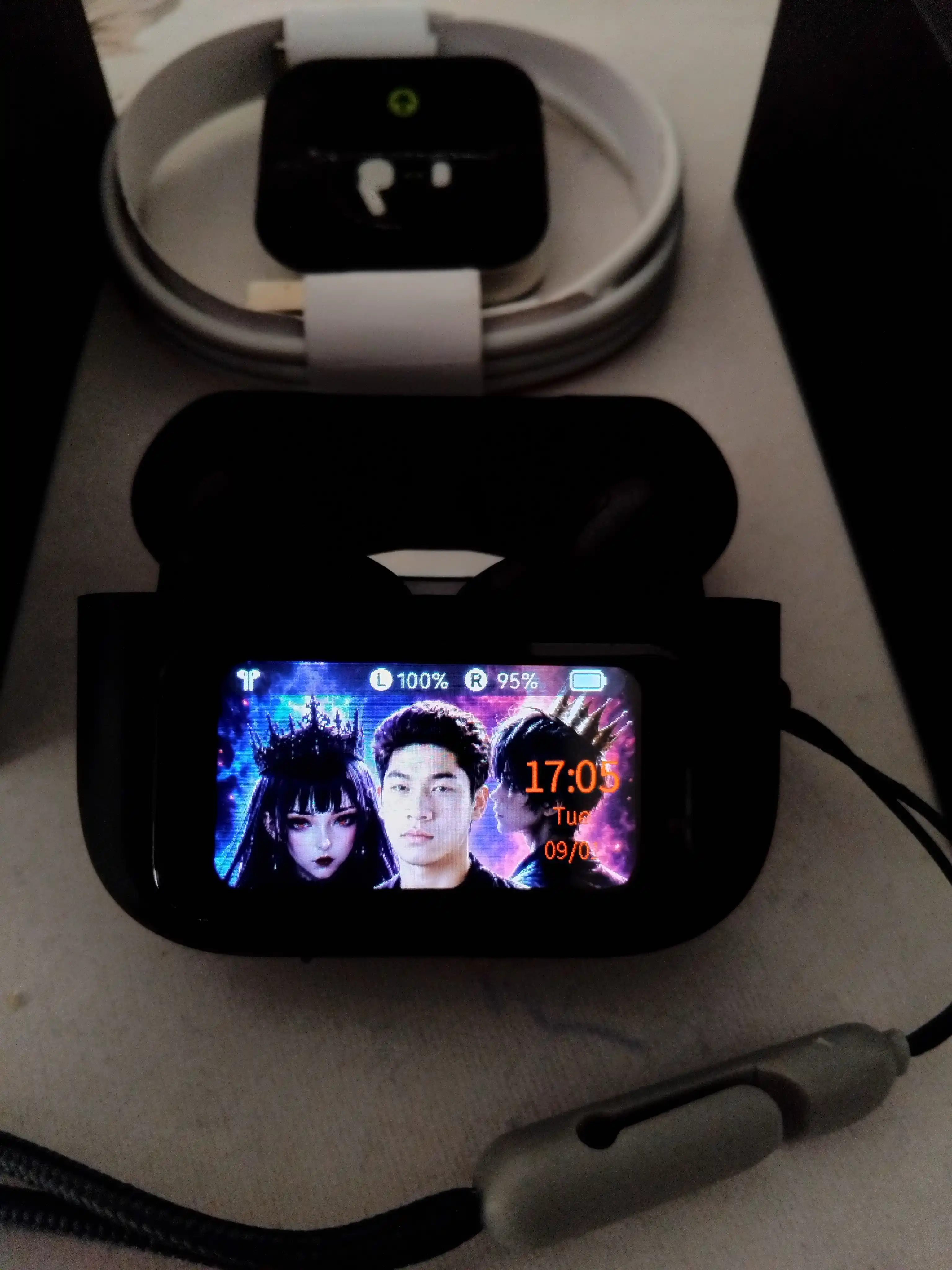 A9 PRO quloqchin shovqinni kamaytirish (ANC) funksiyasi, Bluetooth 5.4 va ekranli keys