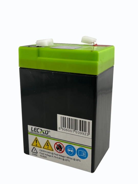 LECXO LX4.5-6 akkumulyator, 6 V 4.5 Ah, germetik AGM batareya
