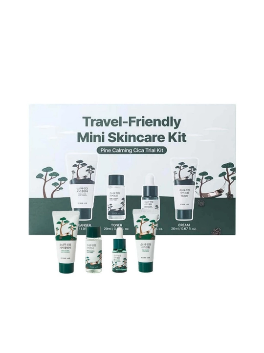Round Lab Travel-Friendly Mini Skincare Kit yuz uchun mini parvarish to'plami - 