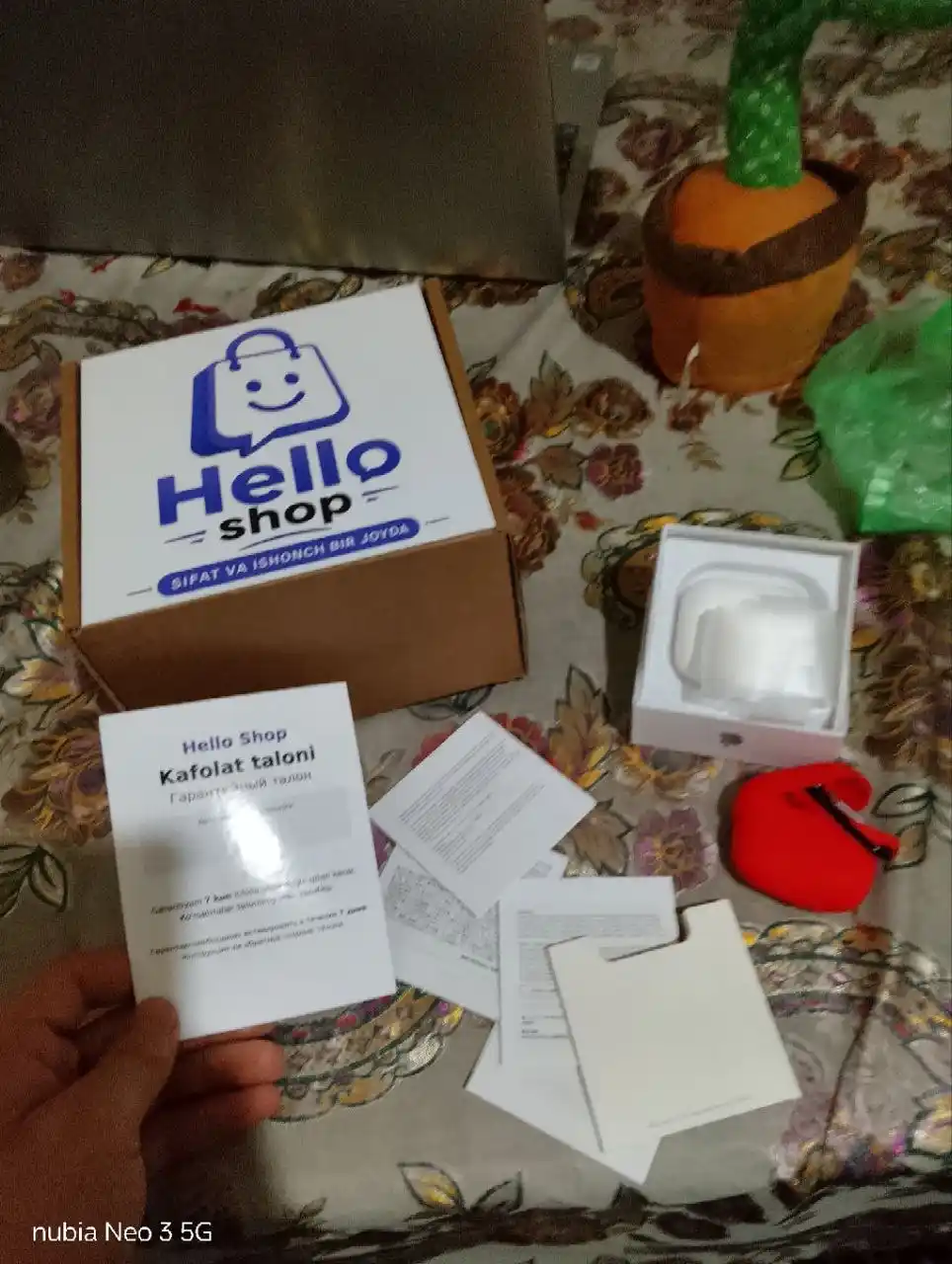Simsiz quloqchinlar Pods 3,IPhone va Android uchun,Bluetooth quloqchinlari,Hello shop